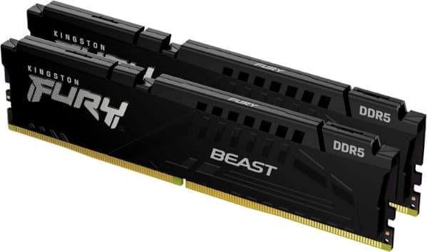 Память Kingston Fury Beast 2×32GB DDR5 6400MHz CL32 — Миниатюра 4