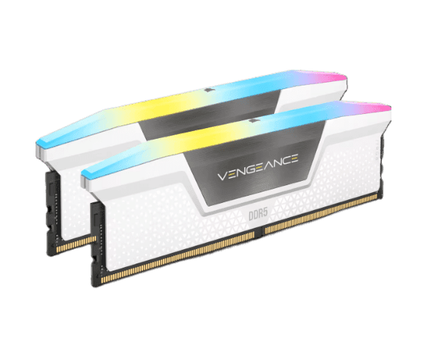 Memory Corsair Vengeance RGB White 2×16GB DDR5 5200MHz CL40 — Preview 2