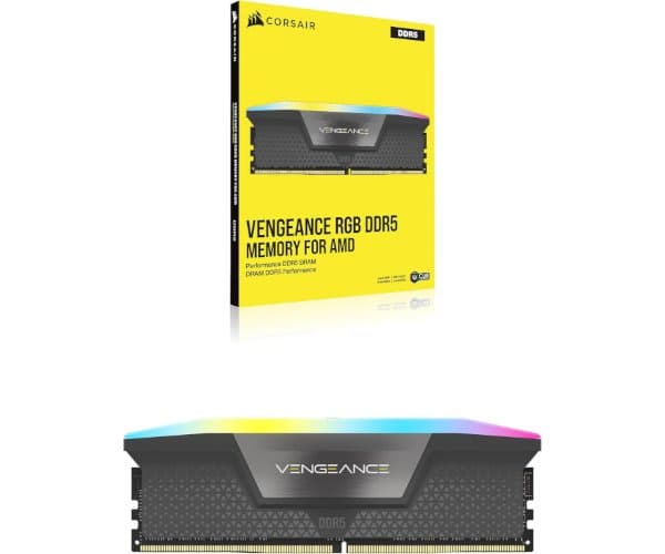 Память Corsair VENGEANCE 16GB DDR5 6000MHz CL36 (CMH16GX5M1E6000Z36) — Миниатюра 2