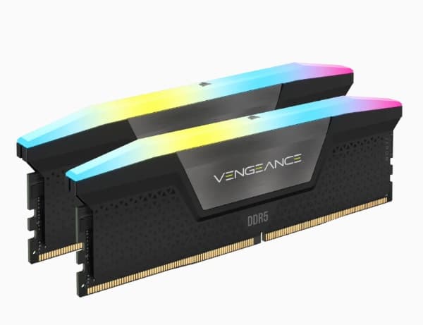 Память Corsair Vengeance RGB 2×16GB DDR5 5200MHz CL40 — Миниатюра 3