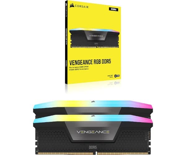 Memory Corsair Vengeance RGB 2×16GB DDR5 6000MHz CL38 (CMH32GX5M2B6000C38) — Preview 3