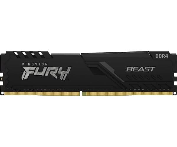 Память Kingston Fury Beast 16GB DDR4 3200MHz CL16 — Миниатюра 2