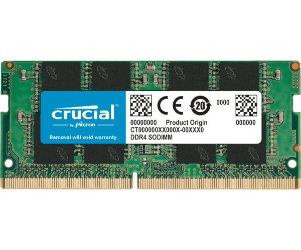 Memory Crucial 16GB DDR4 3200MHz CL22 (CT16G4SFRA32A) — Image 1 | PuzzlePC