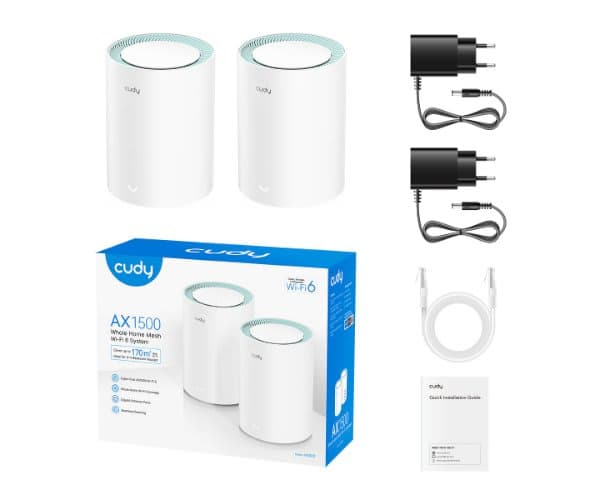 Router Cudy M1500 AX1500 MESH WIFI6 System 2 pack — Preview 2