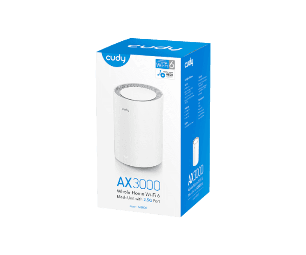 Router Cudy M3000 V2 Dual Band Wi-Fi 6 Mesh System AX3000 1Pa — Preview 5