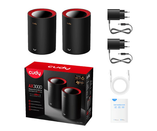 Роутер Cudy AX3000 2.5G Mesh Wi-Fi 6 System 2 Pack — Миниатюра 4