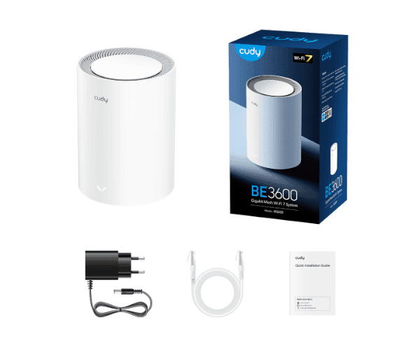 Роутер נתב/מגדיל טווח Cudy BE3600 Gigabit Mesh Wi-Fi 7 System 1Pack — Миниатюра 3