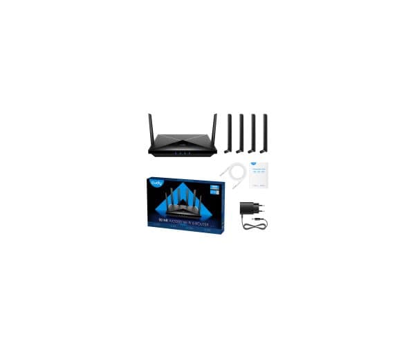 Router CUDY P5 AX3000 WIFI 6 GIGA Dual Sim — Preview 3