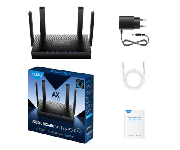 Роутер Cudy WR3000 AX3000 WiFi6 Multi Router/Repeater/AP — Миниатюра 4