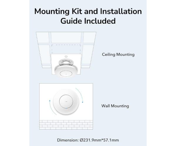 Router Cudy AP1300 Wireless Access Point Mesh Wall Mount — Preview 5