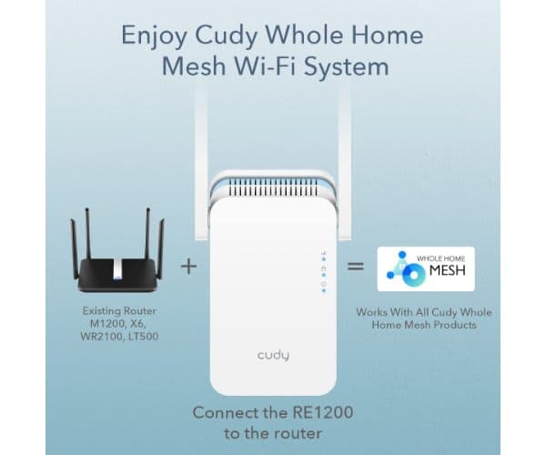 Router Cudy AC1200 Mesh WiFi Extender — Preview 3
