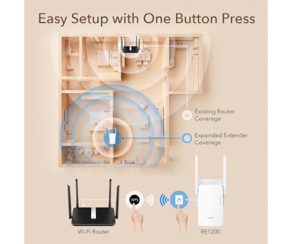 Router Cudy AC1200 Mesh WiFi Extender — Preview 6