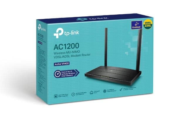 Роутер TP-Link Archer VR400 V3 AC1200 WiFi VDSL/ADSL Modem Router — Фото 1 | PuzzlePC