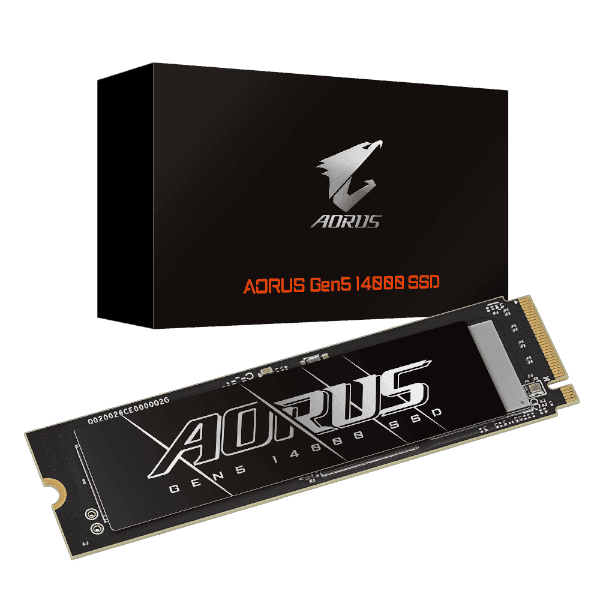 Накопитель Aorus Gen5 14000 SSD 2TB PCI-E 5.0X4 NVMe 2.0