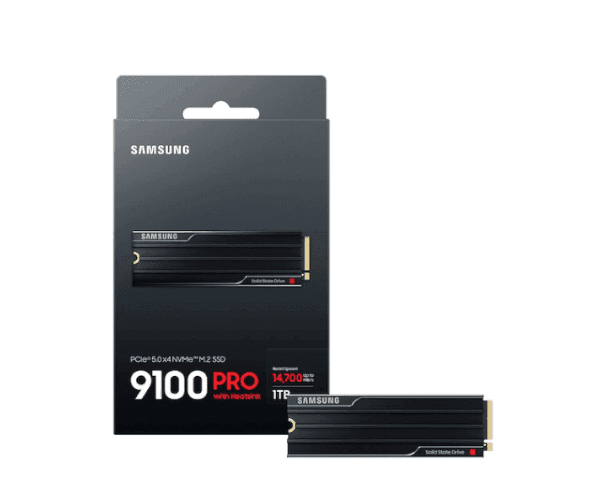 Накопитель Samsung 9100 PRO W/Heatsink 1TB Gen5 M.2 NVME 2.0 — Миниатюра 8