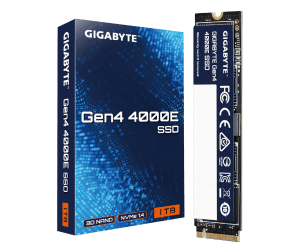 Накопитель Gigabyte 4000E 1TB Gen4 SSD NVME 2280 — Фото 1 | PuzzlePC