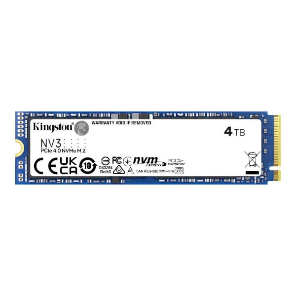 Storage Kingston NV3 4TB NVME GEN 4.0 M.2 2280 6000/5000Mb/s — Preview 4