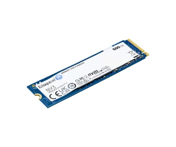 Накопитель Kingston NV3 500GB NVME GEN 4.0 M.2 2280 5000/3000Mb/s — Миниатюра 3