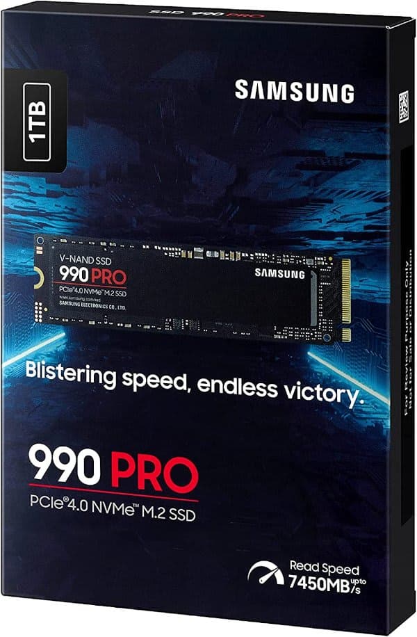 Накопитель Samsung 990 PRO 1TB GEN4 up to 7450 read 6900 Write NVMe