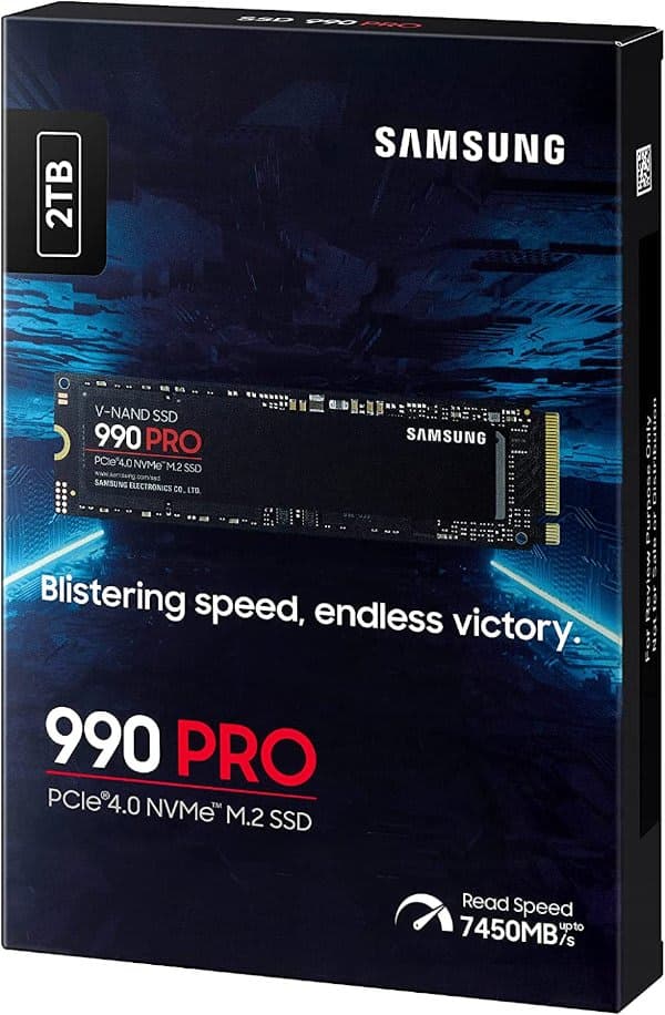 דיסק פנימי Samsung 990 PRO 2TB GEN4 up to 7450 read 6900 Write NVMe