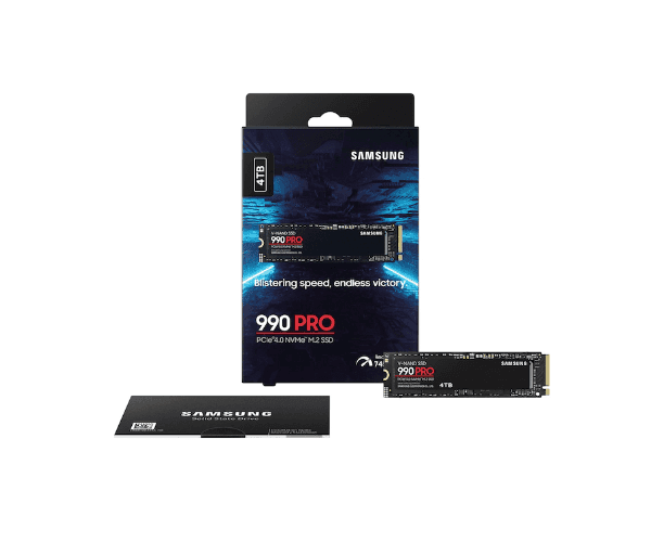 Накопитель Samsung 990 PRO 4TB GEN4 up to 7450 read 6900 Write NVMe — Фото 1 | PuzzlePC