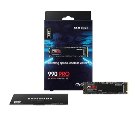 Накопитель Samsung 990 PRO 4TB GEN4 up to 7450 read 6900 Write NVMe