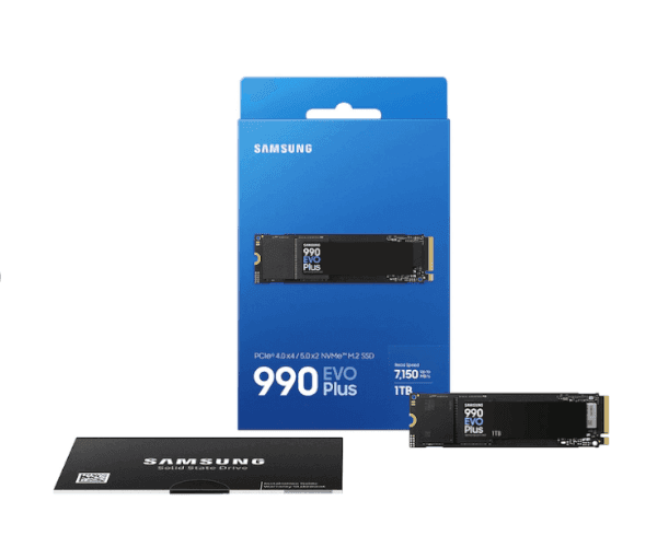 Накопитель Samsung 990 EVO PLUS 1TB up to 7250 Read 6300 Write NVMe Gen5 — Миниатюра 4