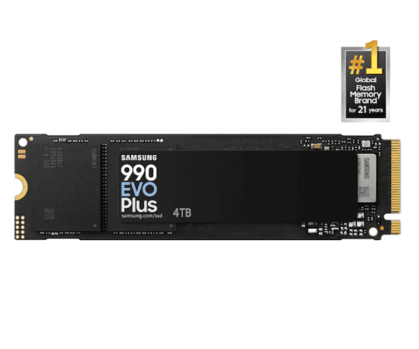 Storage Samsung 990 EVO PLUS 4TB up to 7250 Read 6300 Write NVMe Gen5 — Image 1 | PuzzlePC