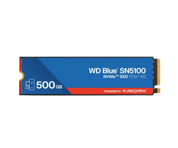 Western Digital Storage WD BLUE SN5100 512GB Gen4.0 Up to 6600MB/S Read 2280 NVMe — Image 1 | PuzzlePC