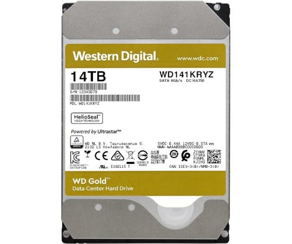 Storage Western Digital 14TB Gold Enterprise HDD 7200RPM 512MB Cache — Preview 2