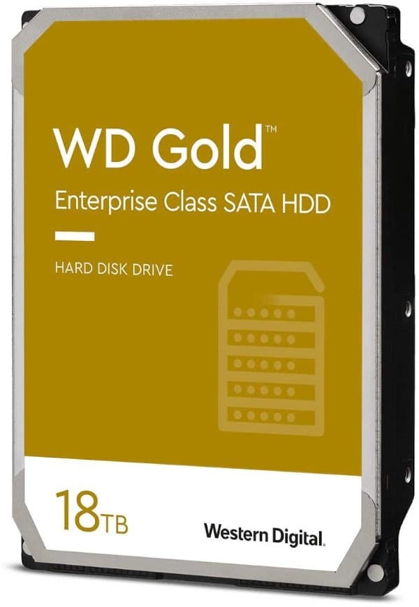 Накопитель WD GOLD 18TB 512MB 7200rpm 3.5 SATA3 18TB/PS HDD