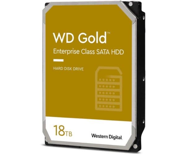 Western Digital Накопитель WD GOLD 18TB 512MB 7200rpm 3.5 SATA3 18TB/PS HDD — Фото 1 | PuzzlePC
