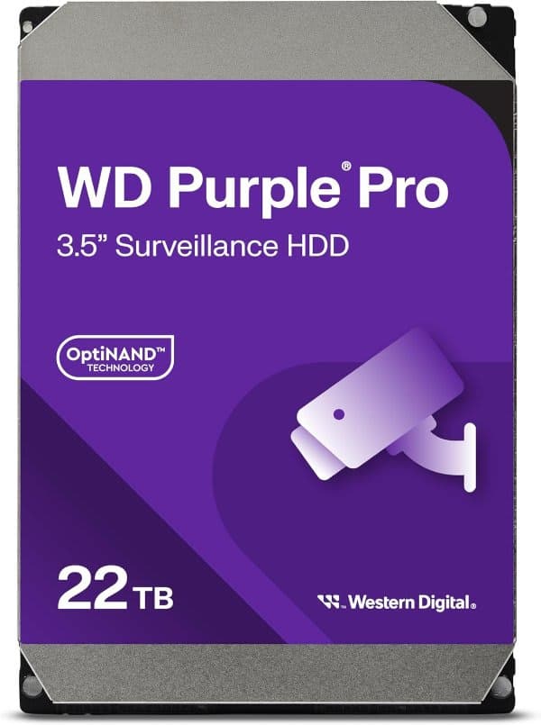 Western Digital Накопитель WD 22TB PURPLE Pro Survailance 512MB Cache 7200 rpm SATA III HDD — Миниатюра 4