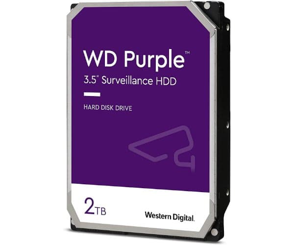 Western Digital Накопитель WD 2TB Purple 5400rpm 64MB 3.5 SATA III HDD — Фото 1 | PuzzlePC