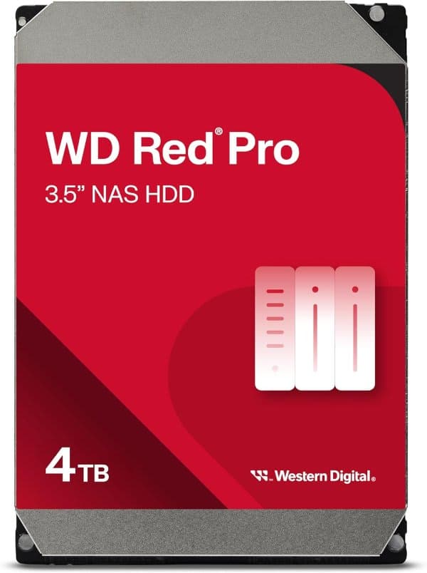 Western Digital Накопитель WD Red PRO NAS 4TB HDD 7200RPM 256MB Cache SATA III — Миниатюра 3