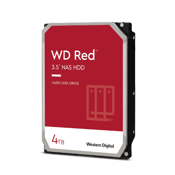 Накопитель WD Red Plus NAS 4TB HDD 5400RPM 256MB Cache SATA III