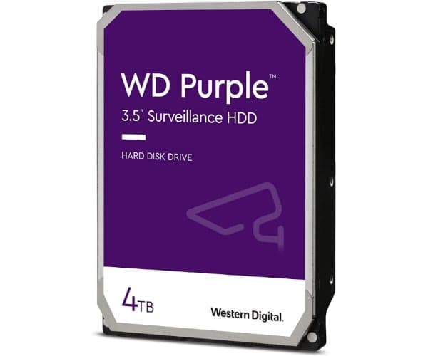 Western Digital Storage WD 4TB Purple 5400rpm 128MB 3.5 HDD — Image 1 | PuzzlePC