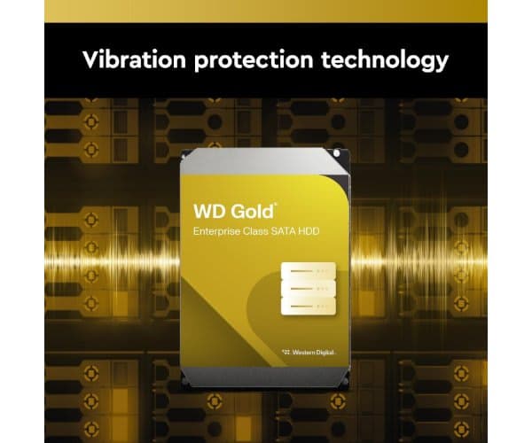 Western Digital Накопитель WD 6TB Gold Enterprise 7200RPM 256MB Cache Sata III HDD — Миниатюра 3