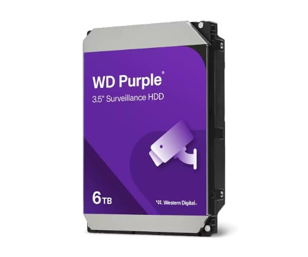 Storage 3.5 Western Digital 6TB Purple 5400RPM 256MB Cache HDD — Image 1 | PuzzlePC