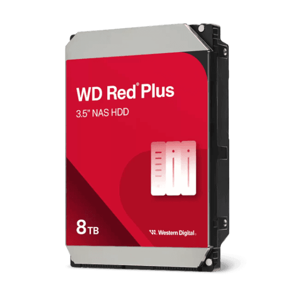 Накопитель WD Red Plus 8TB NAS HDD 3.5 5640RPM SATA III