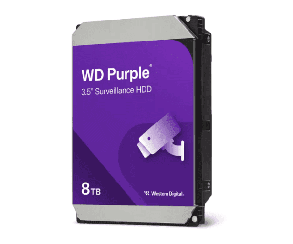 Western Digital Накопитель WD 8TB Purple 5400rpm 256MB 3.5 SATA III HDD — Фото 1 | PuzzlePC