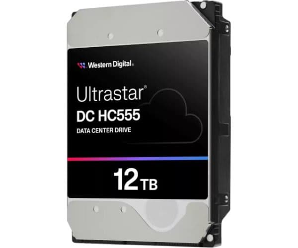 Western Digital Накопитель WD Ultrastar DC HC555 12TB Data Center HDD 3.5 7200RPM — Миниатюра 3