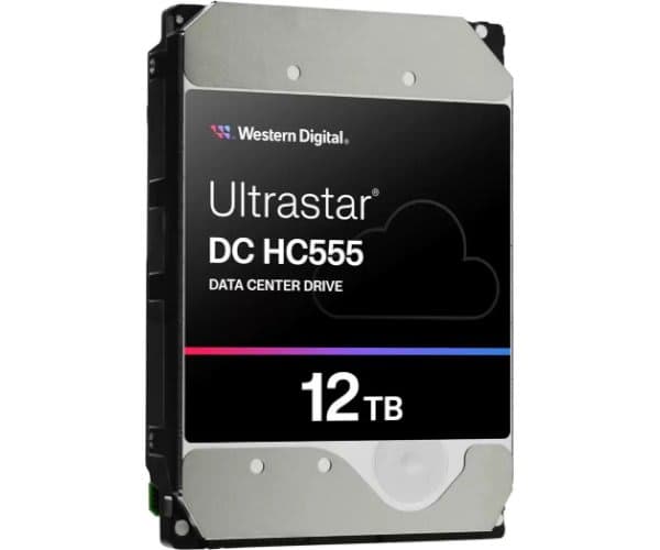 Western Digital Накопитель WD Ultrastar DC HC555 12TB Data Center HDD 3.5 7200RPM — Миниатюра 2