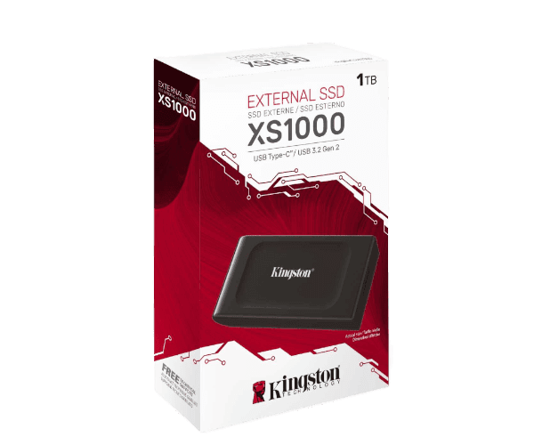 Kingston XS1000 1TB USB 3.2 Gen 2 up to 1050 MB/s SSD — Миниатюра 3