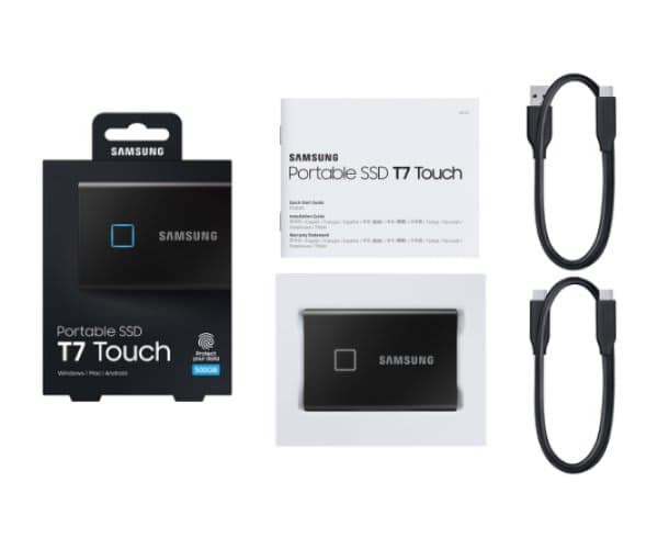 Samsung Portable SSD T7 TOUCH USB 3.2 500GB — Миниатюра 4