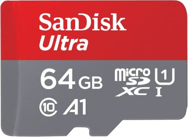 Накопитель SanDisk 64GB Ultra microSDXC UHS-I Up to 140MB/s C10