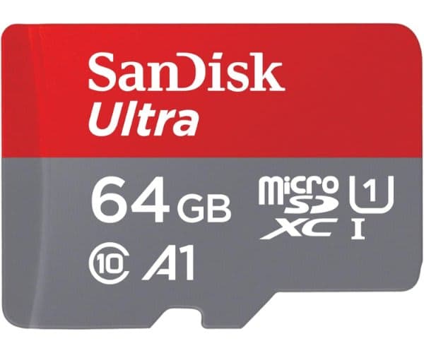 Storage SanDisk 64GB Ultra microSDXC UHS-I Up to 140MB/s C10 — Image 1 | PuzzlePC