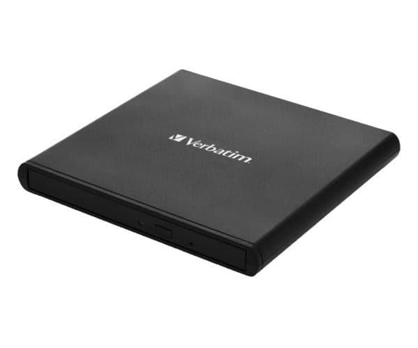 DVD נייד חיצוני שחור Verbatim External Slimline USB — Image 1 | PuzzlePC