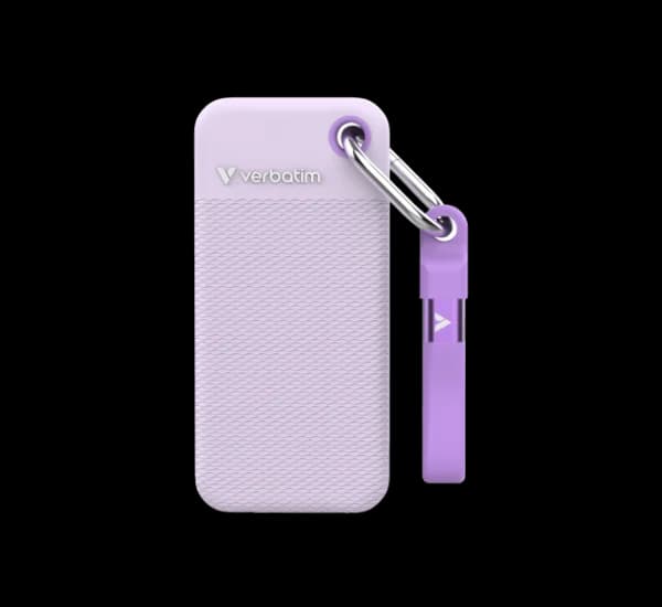 Storage Verbatim Pocket SSD 1TB USB C Gen2 Purple 1000MBps