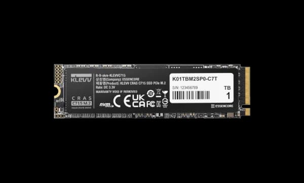 Накопитель SSD KLEVV CRAS C715 1TB M2 NVMe Gen3 3200MBs